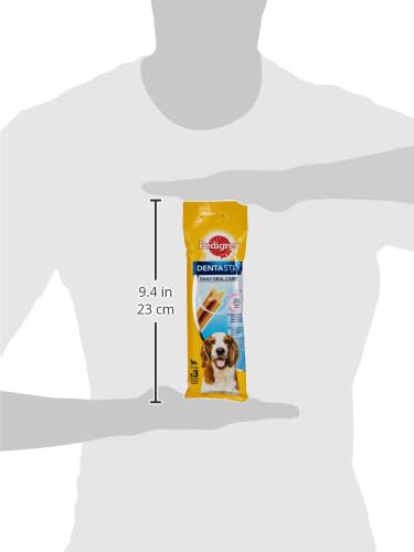 Pedigree DentaStix Snacks für mittelgroße Hunde 3 Stück/77 g Probiergröße, 6-er Pack (6 x 77 g) - 9