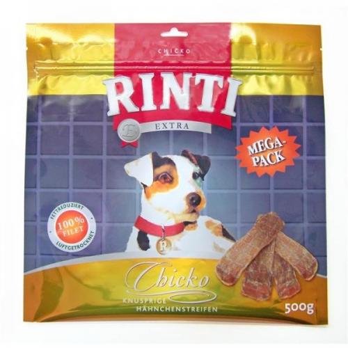 5er Pack Rinti Extra Snack Chicko Huhn Megapack 500g