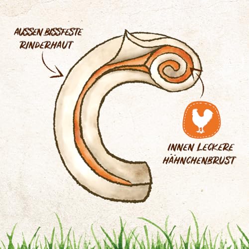 8in1 Delights Kauringe (gesunder Kausnack in Ringform für größere Hunde über 20 kg, hochwertiges Hähnchenfleisch), 3 Stück (119 g) - 3