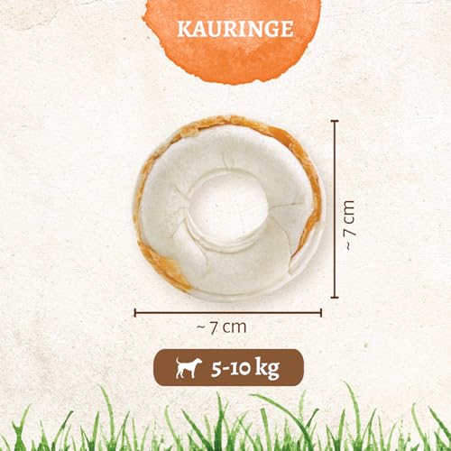 8in1 Delights Kauringe (gesunder Kausnack in Ringform für größere Hunde über 20 kg, hochwertiges Hähnchenfleisch), 3 Stück (119 g) - 5