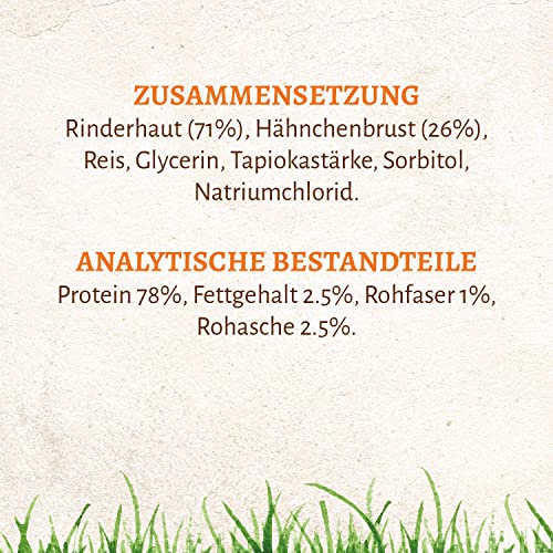 8in1 Delights Chicken Kauknochen Größe XS (gesunder Kausnack für sehr kleinere Hunde von 2 bis 12 kg, hochwertiges Hähnchenfleisch eingewickelt in Rinderhaut), 7 Stück (85 g) - 11