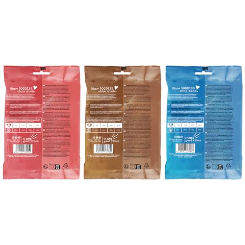 Chewies Hundeleckerli Multipack 2, 3 x 200 g Lamm Wild Lachs, 1er Pack (1 x 600 g) - 3