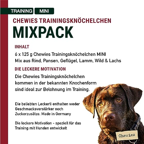Chewies Hundeleckerli Multipack 3, 6 x 125 g, 1er Pack (1 x 750 g) - 4