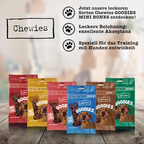 Chewies Hundeleckerli Multipack 3, 6 x 125 g, 1er Pack (1 x 750 g) - 4
