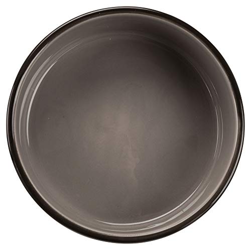 Trixie 24532 Napf mit Pfoten, Keramik 0,8 Liter/ø 16 cm, braun / creme - 2