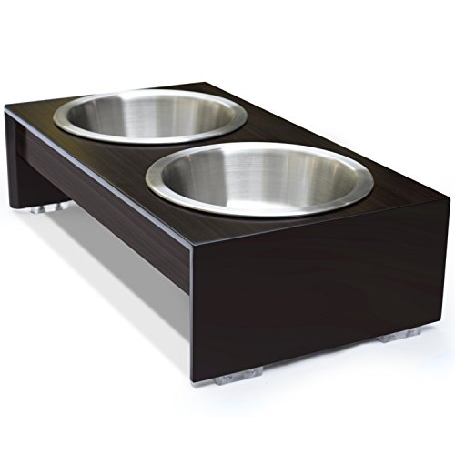 PetFusion Edle Futterstation aus Massivholz (Kurz) - 2