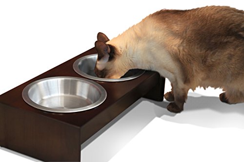 PetFusion Edle Futterstation aus Massivholz (Kurz) - 5