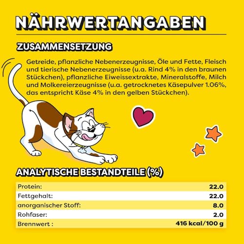 Dreamies Katzensnacks Mix mit Käse und Rind (6 x 60 g) - 5