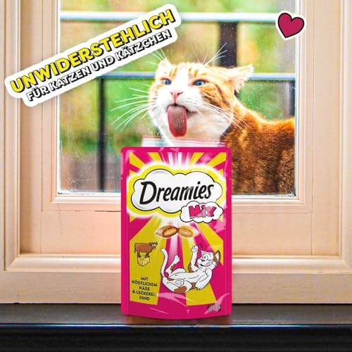 Dreamies Katzensnacks Mix mit Käse und Rind (6 x 60 g) - 9