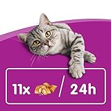 Whiskas Knuspertaschen Katzensnacks mit Meeresfrüchten, 8 Packungen (8 x 60 g) - 4