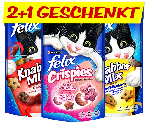 Felix Katzensnack Snackbox 12 + 6 gratis, 1 Packung (1 x 990 g) - 2