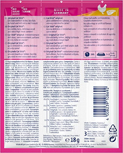 Vitakraft Katzensnack Cat-Stick mini Geflügel & Leber – 3 x 6g - 2