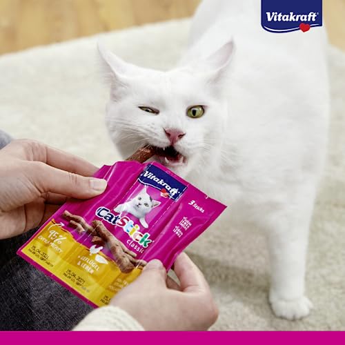 Vitakraft Katzensnack Cat-Stick mini Geflügel & Leber – 3 x 6g - 3