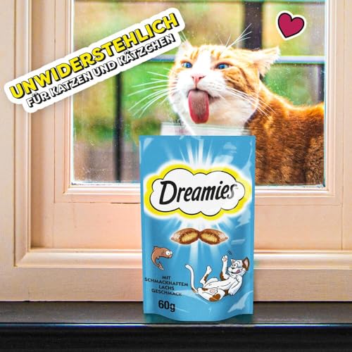 Dreamies Katzensnacks Klassiker mit Lachs (6 x 60g) - 11