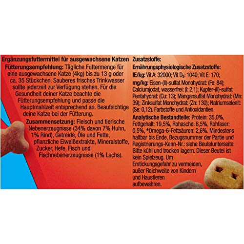 Felix Knabber Mix Katzensnack Grillspaß, 8er Pack (8 x 60 g) - 13