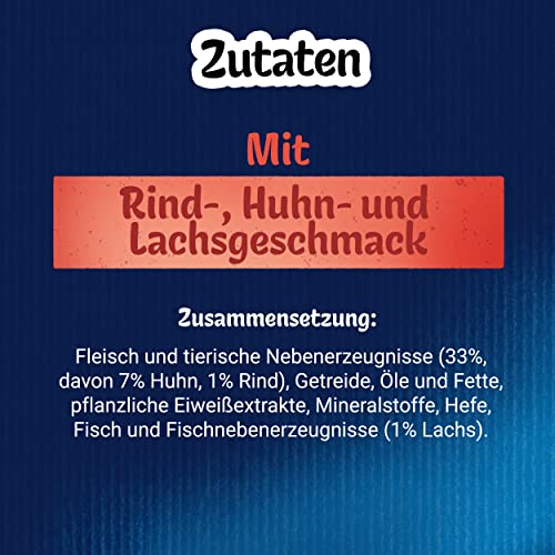 Felix Knabber Mix Katzensnack Grillspaß, 8er Pack (8 x 60 g) - 8
