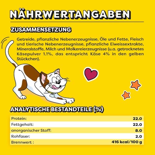 Dreamies Katzensnacks Mix mit Lachs und Käse, 6 Packungen (6 x 60 g) - 5