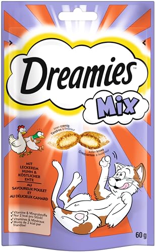 Dreamies Katzensnacks Mix mit Huhn und Ente, 6 Packungen (6 x 60 g) - 2