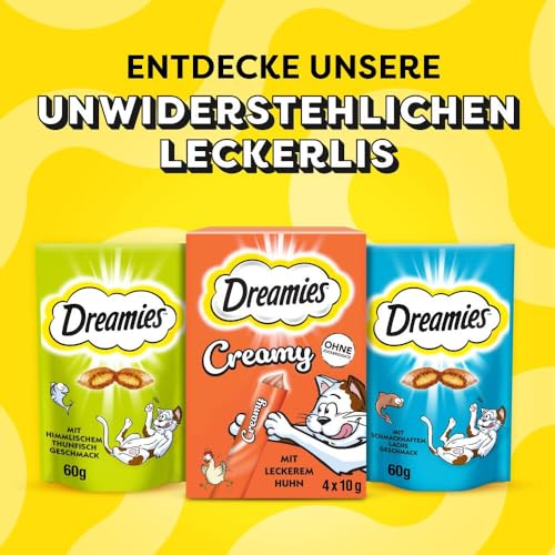 Dreamies Katzensnacks Mix mit Huhn und Ente, 6 Packungen (6 x 60 g) - 11