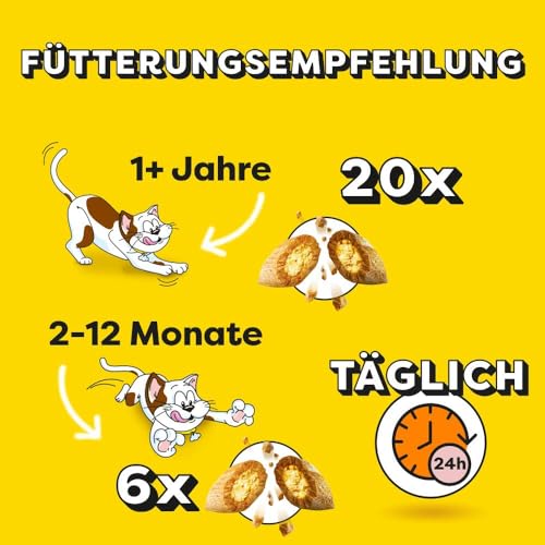 Dreamies Katzensnacks Mix mit Huhn und Ente, 6 Packungen (6 x 60 g) - 4
