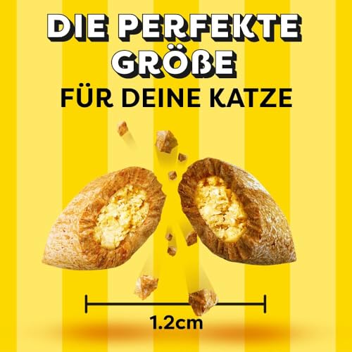 Dreamies Katzensnacks Mix mit Huhn und Ente, 6 Packungen (6 x 60 g) - 6