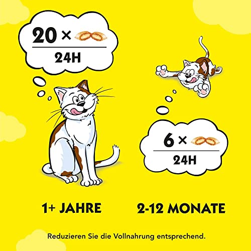 Dreamies Katzensnack Snack mit Huhn, 60g - 5