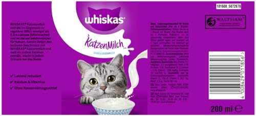 Whiskas Katzenmilch, 15 Packungen (15 x 200 ml) - 3