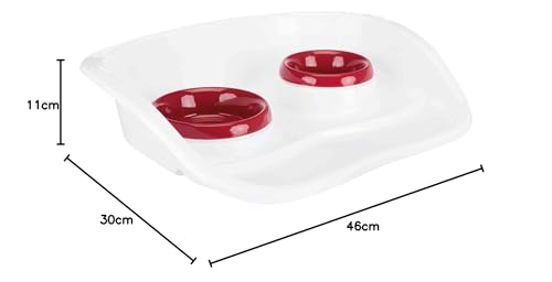 Trixie Hundenapf Dinner-Set aus Kunststoff, 0,25 L/0,3 L, farblich sortiert - 2