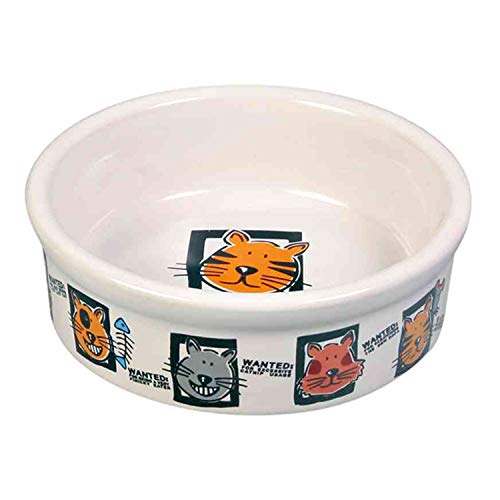 Trixie Keramik, Katze Schüssel 0,2 l/ø 11 cm, weiß - 2