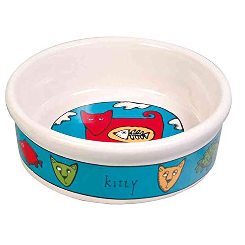 Trixie Keramik, Katze Schüssel 0,2 l/ø 11 cm, weiß - 3
