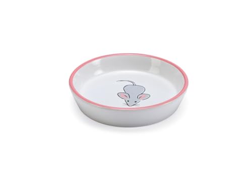 Karlie Flamingo Keramiknapf für Katzen – 16 cm / 200 ml, Curry Maus