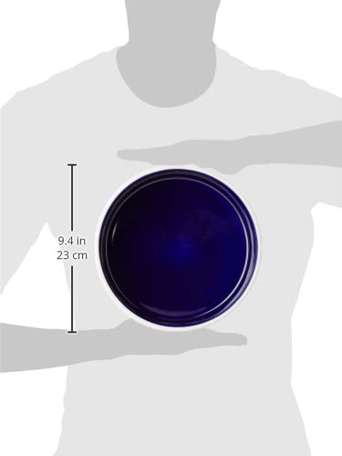 Trixie 2452 Keramiknapf, 2,1 Liter/ø 23 cm, creme/blau - 4
