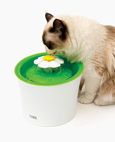 catit 43742W Senses 2.0 Blumentrinkbrunnen für Katzen - 2