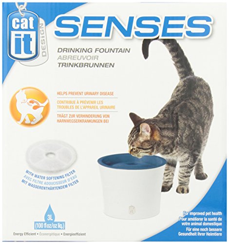 Catit 50761 Senses Trinkbrunnen „Fresh & Clear“ 3 L für Katzen mit Softfilter - 4