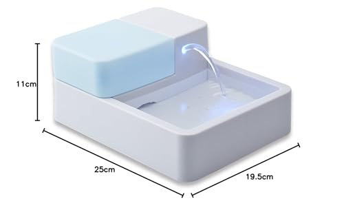 Hund Katze Trinkbrunnen Haustierbrunnen LED automatische Haustier-Wasser-Trinkbrunnen mit Kohlefilter und zirkulierenden Wasserspender UV-Desinfektion (LED+UV Desinfektion) - 4