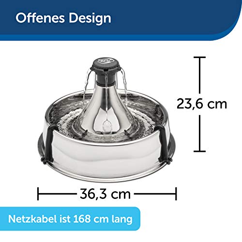PetSafe D360SS-EU-45 Drinkwell Edelstahl-Trinkbrunnen 360 - 6