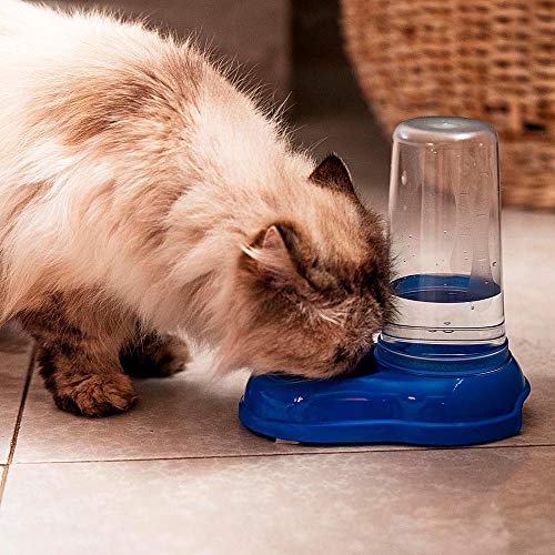 Ferplast 71968099W2 Nahrungsspender AZIMUT 600, für Wasser und Futter, für Katzen und Hunde, Maße: 12,5 x 19 x 19,5 cm, Inhalt 0,6 Liter, weiss - 4
