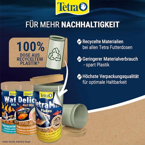 Tetra Pleco Tablets (Grünfutter-Tabletten mit einem hohen Anteil an Spirulina-Algen, Hauptfutter für alle pflanzenfressenden Bodenfische und scheuen Zierfische), 275 Tabletten Dose - 7