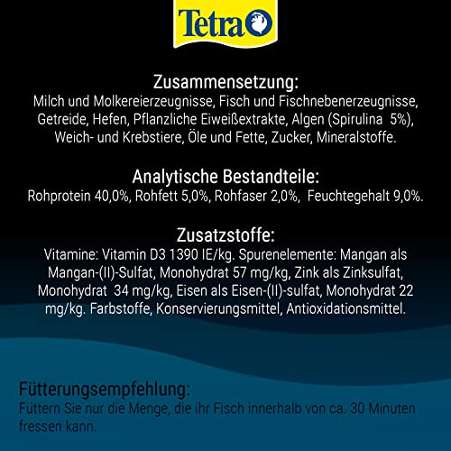Tetra Pleco Tablets (Grünfutter-Tabletten mit einem hohen Anteil an Spirulina-Algen, Hauptfutter für alle pflanzenfressenden Bodenfische und scheuen Zierfische), 275 Tabletten Dose - 7