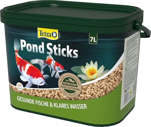 Tetra Pond Sticks (Hauptfutter für alle Gartenteichfische in Form von schwimmfähigen Sticks), 7 Liter Eimer - 9