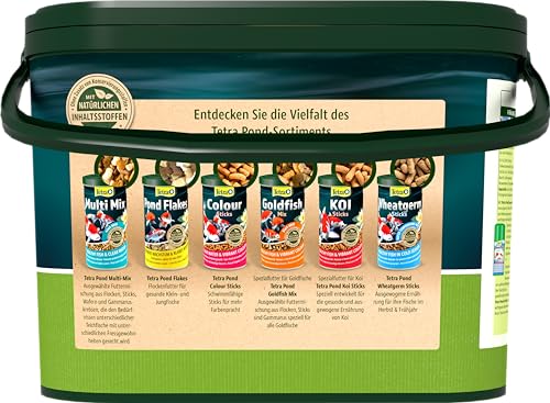Tetra Pond Sticks (Hauptfutter für alle Gartenteichfische in Form von schwimmfähigen Sticks), 7 Liter Eimer - 11