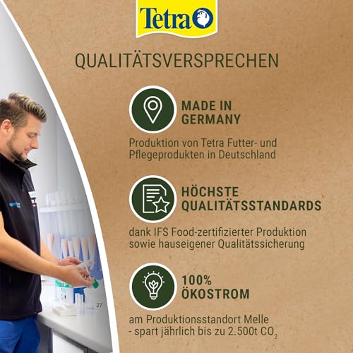 Tetra Pond Multi Mix (ausgewählte Futtermischung aus Flocken, Sticks, Wafern und Gammaruskrebsen für alle Gartenteichfische), 4 Liter Beutel - 8