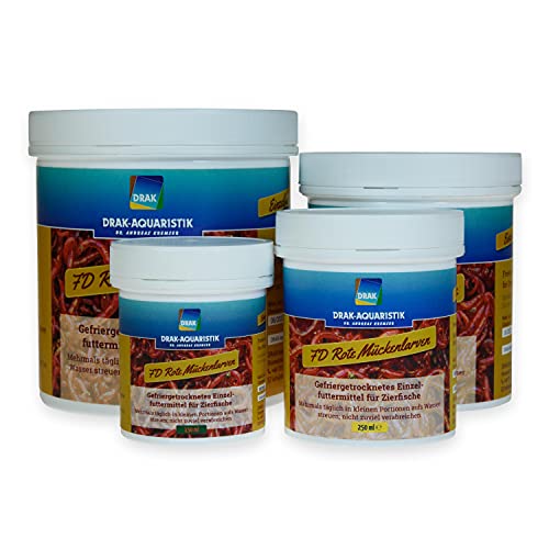 DRAK-Aquaristik, FD Rote Mückenlarven 250 ml Dose - 2