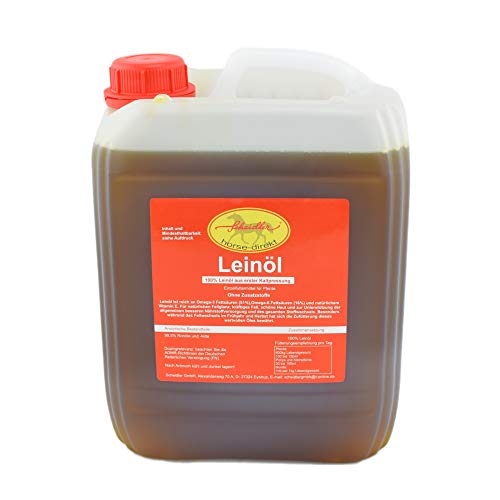 Leinöl aus erster Kaltpressung, 2,5 Liter