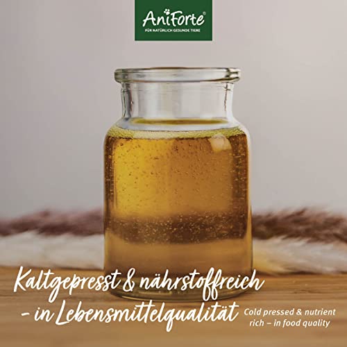 AniForte kaltgepresstes Leinöl 1 Liter- Naturprodukt für Hunde, Katzen & Pferde - 2