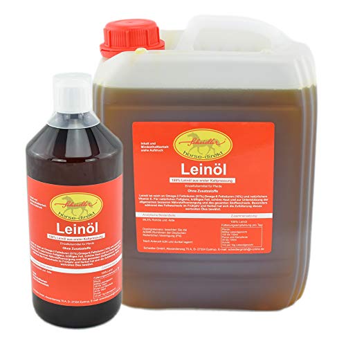 Leinöl 11 Ltr, 10 Ltr. Kan. plus 1 Ltr. Dosierflasche, Versandkostenfrei!