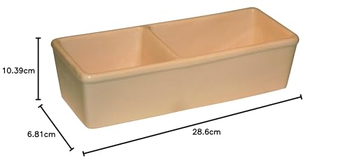 Kerbl 82785 Keramiknapf fÃ1/4r Nager, doppelt 350ml + 450ml - 2