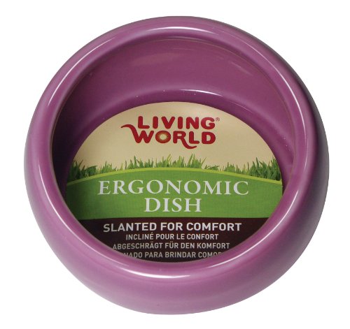 Living World ergonomischer Keramiknapf – Pink, groß