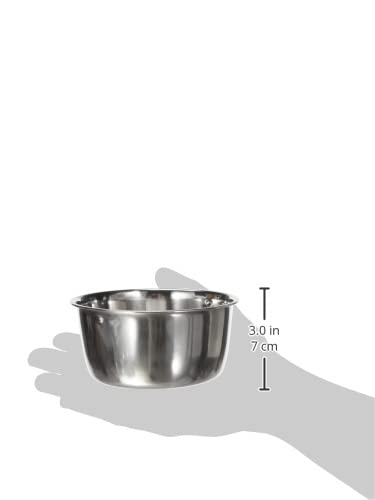 Kerbl 82782 Edelstahlnapf 600 ml, 12 cm Schraubbefestigung für Nager - 4