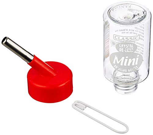 Europet Bernina 511-420690 Nagertrinkflasche Crystal Deluxe Mini Bottle, circa 75 ml, transparent - 3